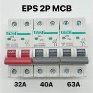 EPS 2Pole MCB 32A /40A/63A (6KA) MCB/Miniature Circuit Breaker