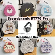 【Case Home】For Beyerdynamic DT770 Pro Headphone Case Cartoon Cute Headset Earpads Storage Bag Casing
