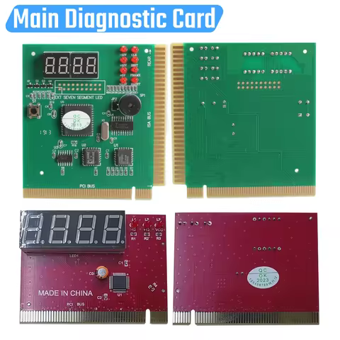 New 4 Digit LCD Display PC Analyzer Diagnostic Post Card Motherboard Post Tester with LED Indicator 