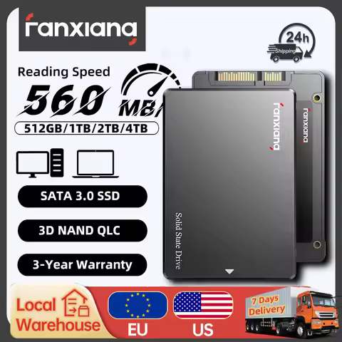 [EU/US Ship] Fanxiang S101Q 2.5 inch SATA SSD 560MB/s Internal SSD 4TB Hard Disk Internal Solid Stat