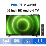 ◙☢Philips 32PHT6916 32 Inch HD Android TV HDR LED TV DTS HD YOUTUBE NETFLIX MYTV MYFREEVIEW Smart TV