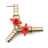 Brass 3-Way Y-Lock Valve 3 / 8 "10mm Brass Y-Shaped gas Valve Pipe Connector
Y Shut off B 3-Way T-Sh