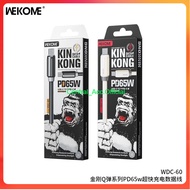 WESJO WDC-60 Charging Data Cable Type C Data Cable (Type C To Type C Data Cable)