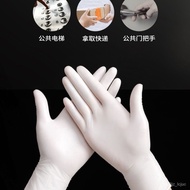 【TikTok】Disposable Gloves Thickened Food Grade Rubber Tattoo Durable Non-Slip Powder-Free Latex Medical Nitrile Touch Sc