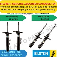 BILSTEIN GENUINE ABSORBER (FRONT, REAR) FOR PORSCHE BOXSTER [987] '04-12YR / PORSCHE CAYMAN [987] '0