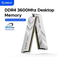 ORICO DDR4 RAM 32GB 3600MHz CL18222242 1.35V 3200MHz Intel AMD Desktop Computer Memory Gaming