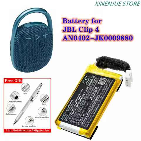 Speaker Battery 3.7V,1100mAh GSP903052 for JBL Clip 4, AN0402-JK0009880