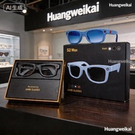 latest 2026 s2 max  Wi-Fi Smart Al Camera Glasses bluetooth Glasses HD Call  Voice Assistant Anti Bl