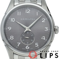 漢密爾頓爵士大師系列超薄腕錶 40毫米 Jazzmaster H384110，含原廠錶盒，不鏽鋼材質，男錶，灰色，成色極佳 [二手]