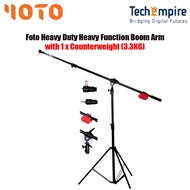 Foto 2 In 1 Light Stand And Boom Stand Heavy Boom Stand with Sand Bag