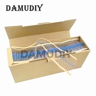 2000pcs/Lot 1/2W Metal Film Resistor 1R-2.2M 100R 220R 330R 1K 1.5K 3.3K 4.7K 10K 22K 47K 100K 220 3
