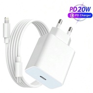 20W USB-C Fast Charger Adapter, With 3.3FT/100cm USB-C To Apple Lightning Cable, Compatible With IPh
