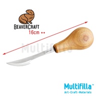 Beaver Craft Universal Detail Pro Knife (Palm Handle) (C17P) - Wood Work Tool