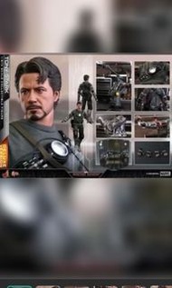 全新未開 Hottoys IM Tony Stark Mech Test Deluxe   MMS582 豪華版。