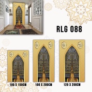 Stiker Dekorasi Musholla / Mihrab  Dekorasi dinding ruang Musholla Rumah Kantor dll / Sticker Vinyl 