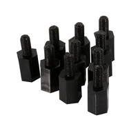 Nylon Spacer M3x12+6 mm Pillar Spacer M3 Standoff PCB M3 5mm 6mm 10mm 12mm Nilon