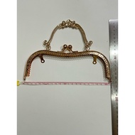 RatnaYarn Kiss Lock 8inches (21cm) / bag frame / kiss lock with handle / DIY craft tangan handmade/ 