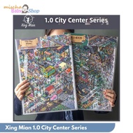 MBS - Xing Mian 1.0 City Center Series 3D DIY Sticker Sheet/ Landscaping Sticker 3D Miniature Scene 