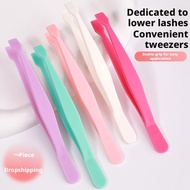 False Eyelash Aid Plastic Eyebrow Clip Eyelash Extension Colors 5 Portable Curler Applicator D5