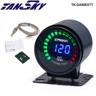New EPman racing 52mm Smoked LED Exhaust Gas Temperature EXT Gauge with Sensor For Ford Mustang 86-9
