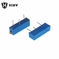 10 Pcs 3006P Precision Multi-Circle Adjustable Potentiometers 1K2K5K10K20K100K200K500K-1-103