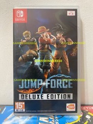《今日快閃價》（中古二手）Switch NS遊戲 JUMP 大亂鬥 豪華版 JUMP FORCE DELUXE EDITION 港版中文版 （可1-6人遊戲 派對遊戲 多人遊戲 Party Game）