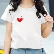 KATUN DT80 Girls' T-shirts, Korean Style Distro Tops, Kids, Girls, Trendy, Short Sleeves, Suitable f