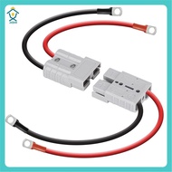 50A 8Awg Battery Quick Connect Electric Forklift Cable Kit with O Ring Terminal40cm/1ft with Quick C