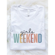 1pc CS-336 Girl'S Weekend Shirt, Girl'S Vacation T-Shirt, Girl'S Going Out Shirt, Girl'S Travel Shir