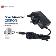 UK 3 Pin Power Adapter for Omron HEM-7121 HEM-7120 SEM-1 JPN500 JPN600 JPN700 HEM-8712 HEM-6161 HEM-
