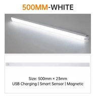 Motion Sensor Night Light LED Lighting USB Rechargeable Wardrobe Cabinet Night Lamps For Home Closet Kitchen Bedroom Lighting