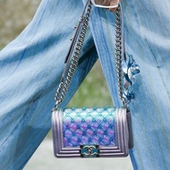 Chanel香奈兒 leboy小號  限量 幻彩人魚姬 25開