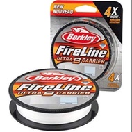 *LINE,BERKLEY FIRELINE ULTRA 8 CARRIER BRAIDED CRYSTAL 125YDS*