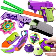 Fidget Toy Gun, 1911 Stress Shot Toy Gun Set for Adults & Kids, 3D Printed Peace Pistol Fidget Toy A