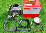 เสื้อสูบ ลูกสูบแหวนเดิม std 54มิล.พร้อมปะเก็นสลักครบ Yamaha nouvo-135 นูโว135 รหัสเสื้อ 5P000