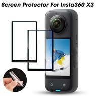 Clear Lens Protector Film Cover Screen Protector Action Camera Accessories Screen Protector Film Scratchproof Accessories Tempered Glass Soft Fiber HD for Insta 360 ONE X3