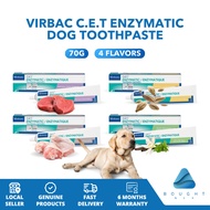 Virbac C.E.T Enzymatic Dog Toothpaste 70g - Beef, Poultry, Vanilla, Mint, Plaque Reduction