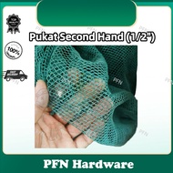 (SIZE 1/2") Pukat Nylon Ikan Bilis Pukat Second Hand Nylon Net Anggaran(10kaki X 30kaki) 💥 Ready Sto