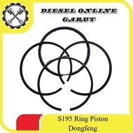 MESIN S195 DongFeng PistonRing 4 Diesel Engine PistonRing 12Hp JFRing