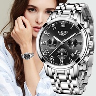 LIGE Watch Women Watches Top Brand Luxury Set Waterproof Quartz Watch Women Ladies Watch Gifts Clock Sport Watch Reloj Mujer