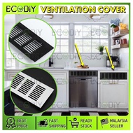 ECODIY🇲🇾 Aluminium Air Ventilation Cover Air Hole Cover Panel Rectangle Louver for Cupboard Wardrobe