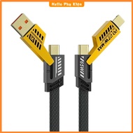 Super Fast Charging 4-in-1 Fast Charging Cord (65 - Phone accessories, 3 in 1 charging cord, 4in 1 c