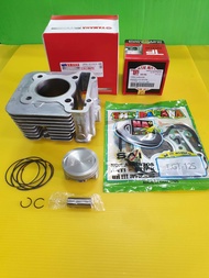 เสื้อสูบ gt125 fino125 i grandfilano (std)+ลูกสูบชุด gt125  tp+สลัก+กิ้บ+ปะเก็นบน banana เสื้อเหล็กแ