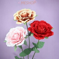 MESHOPMY PE Foam Artificial Rose, PE Foam Rose Branch Giant Photography Props,  Large Size 50cm Simu