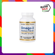 California Gold Nutrition Omega-3 Premium Fish Oil 100 Gelatin Softgels (Omega 3)