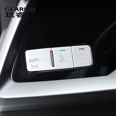 Car Styling Headlight Switch Buttons Cover Decoration Trim For Audi A3 A3L 8y 2021-2024 Interior Mou