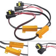 2pcs H8 H11 Đèn pha LED DRL Đèn Sương Mù tải điện trở dây cố định đường điện CANBUS