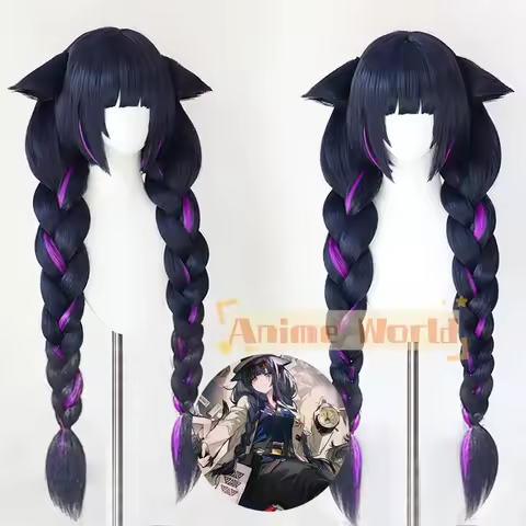 Arknights Jessica the Liberated Ride to Davistown Cosplay Wig + Wig Cap