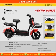 Baru Sepeda Listrik United Espana 1.0 Electric E Bike 350 Watt By