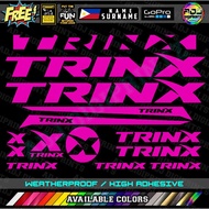 TRINX Frame Set Decals Stickers MTB MORE COLORS